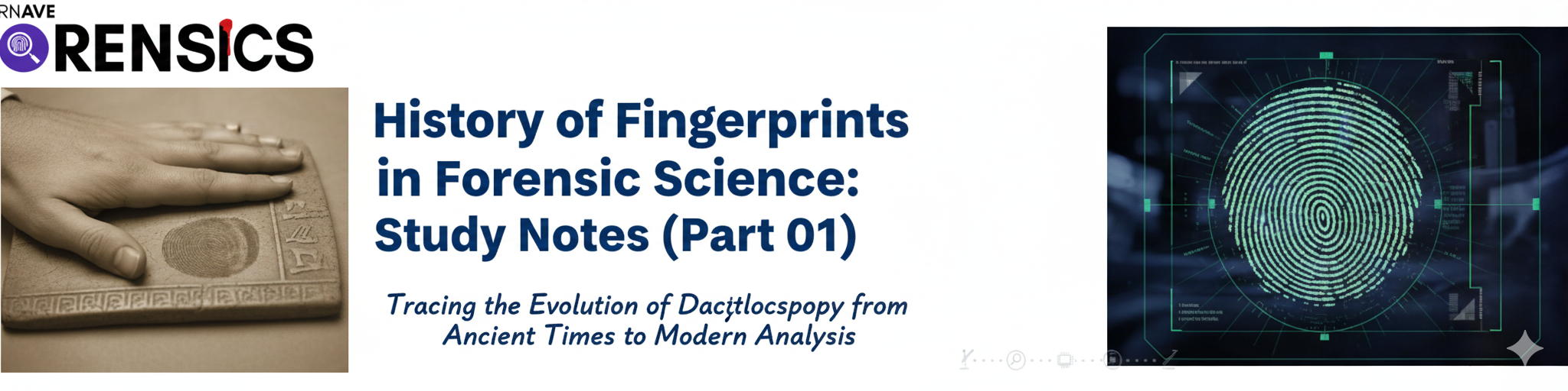 History of Fingerprints in Forensic Science: Study Notes (Part 01)